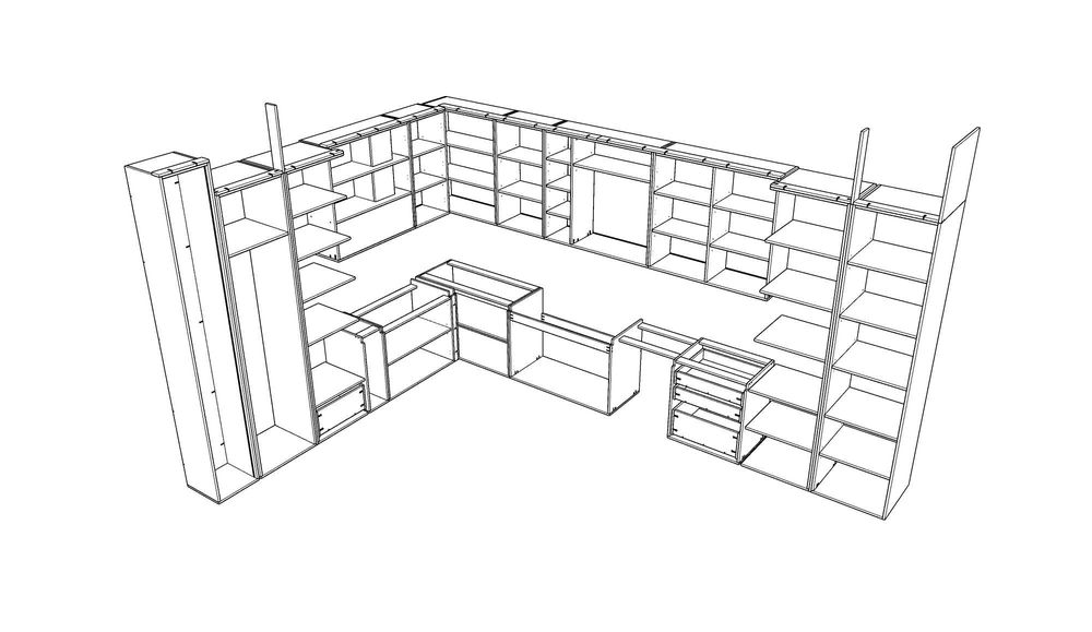 Конструювання меблів у SketchUp | Проєкти ViyarPro, Kronas, Giblab.