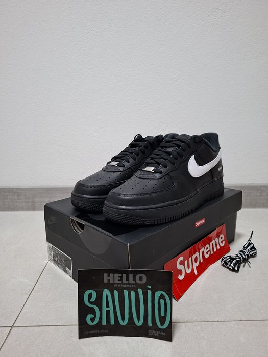 Buty Nike Air Force 1 Low Supreme Black White
