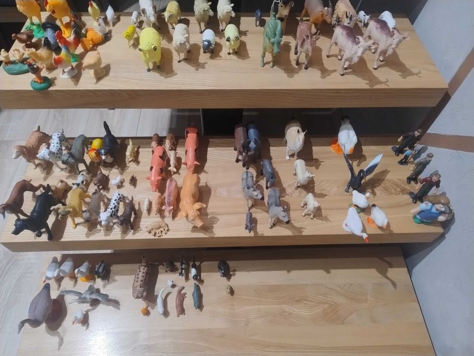 Figurki że zwierzętami