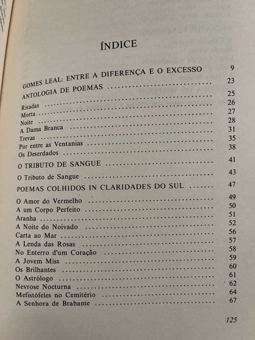 Antologia Poética, Gomes Leal