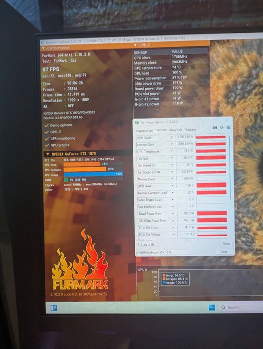 Ігрвоий Компьютер Ryzen 5 3600; 32Gb DDR4 ; 1Tb SSD ; GTX 1070 8Gb