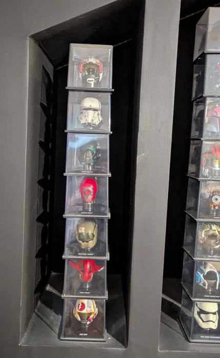 Coleção Star Wars DeAgostini – 71 Capacetes + Fascículos e Arquivadores