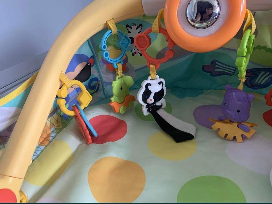Fisher Price mata edukacyjna wesoły samochodzik 3w1