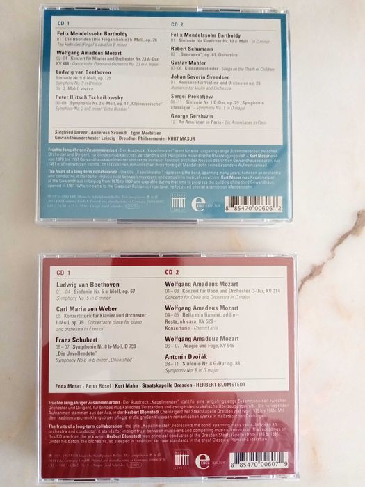 Beethoven - Mozart - Schubert - Tchaikovsky - Mahler, etc (4 CD)