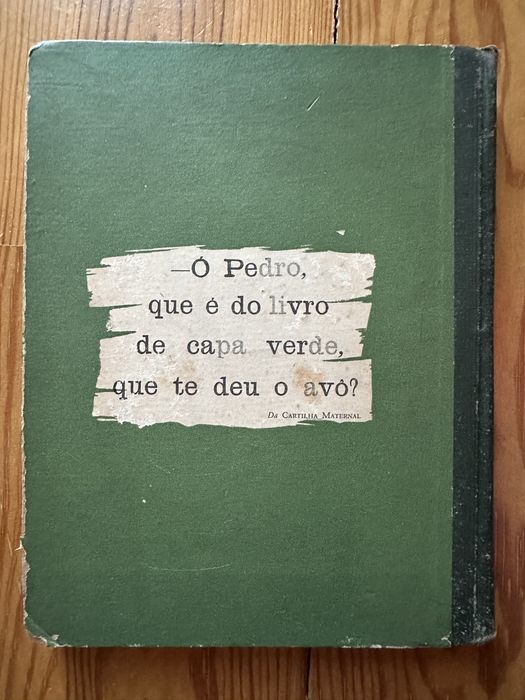O livro da capa verde - autografado com dedicatoria do proprio Joao de Deus Ramos