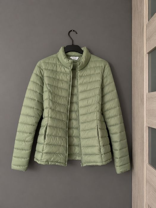 Kurtka jesień lekka pikowana L XL 40 42  casual jacket green