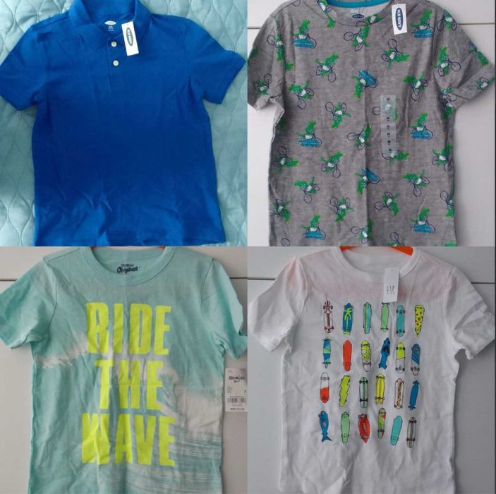 Футболки GAP, Old Navy на 6-7 та 8-9 років
