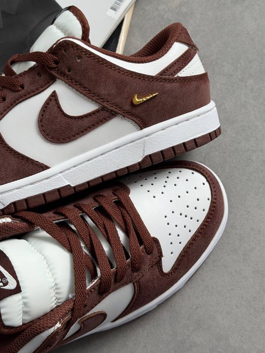 Nike Dunk Low Sail Brown Red Sepia кросівки найк данк