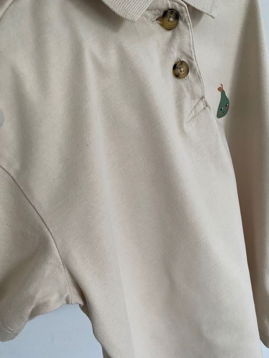 Tshirt polówka minories beżowy 104 gruszka jak Newbie