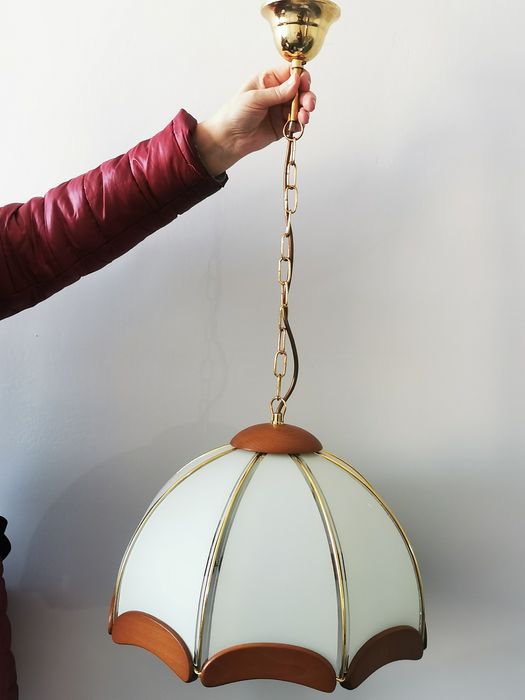 Lampa sufitowa szklana