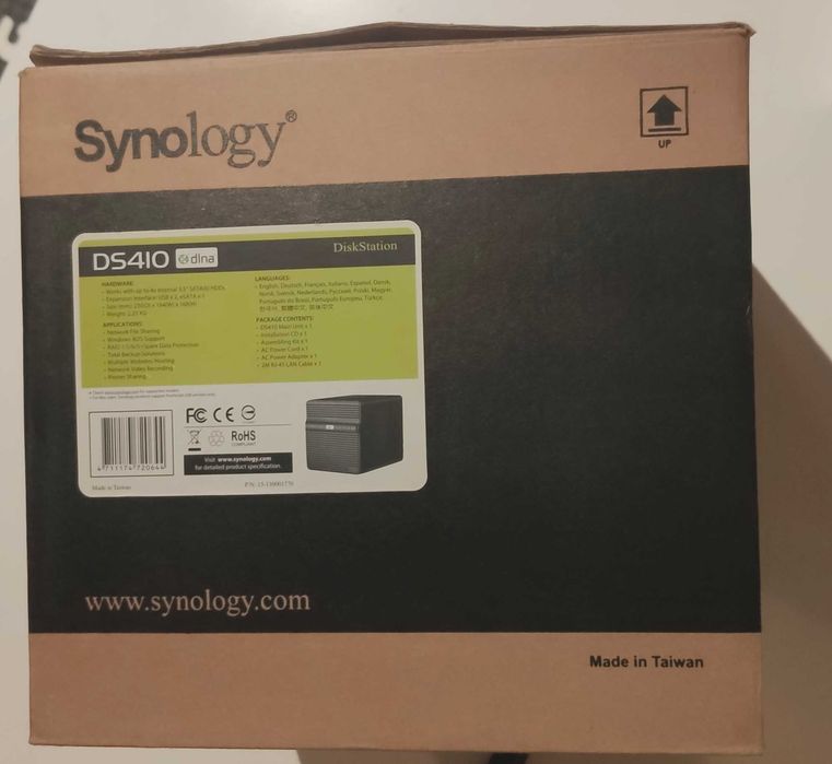 Synology DS410 4 * 2TB NAS