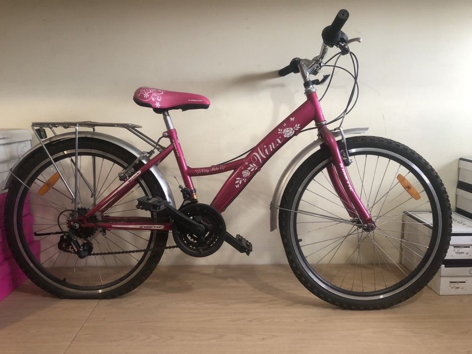Підлітковий велосипед Kinetic Winx City Bike 24", 18 швидкостей