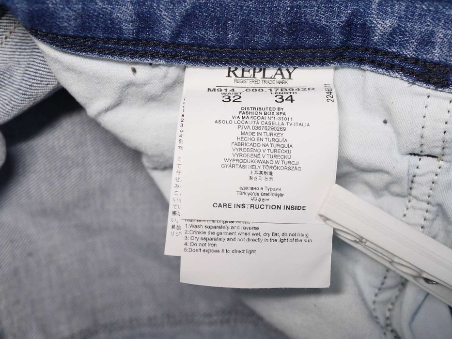 Replay jeans | 32 | M | чоловічі | джинси мужские