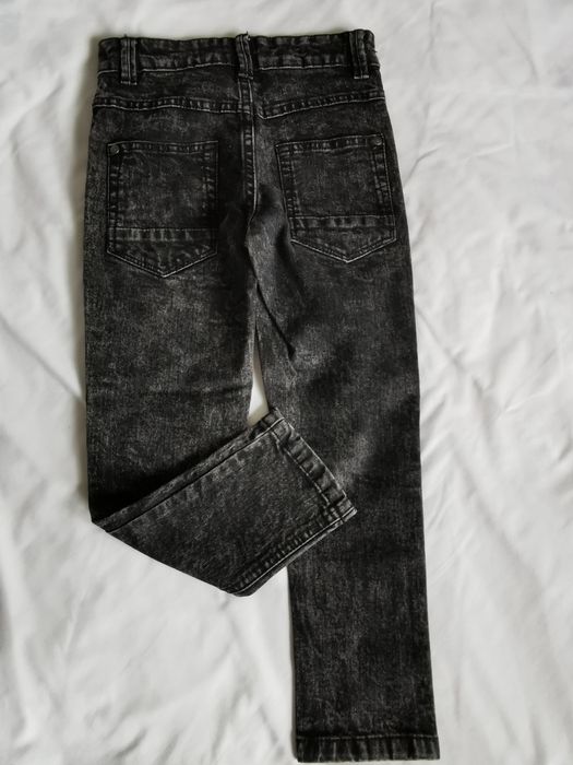 Jeansy ciemne 5-6 l 110-116 cm