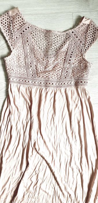 MAMA Sukienka ciążowa z górą z  koronki H&M, rozm. XS 34