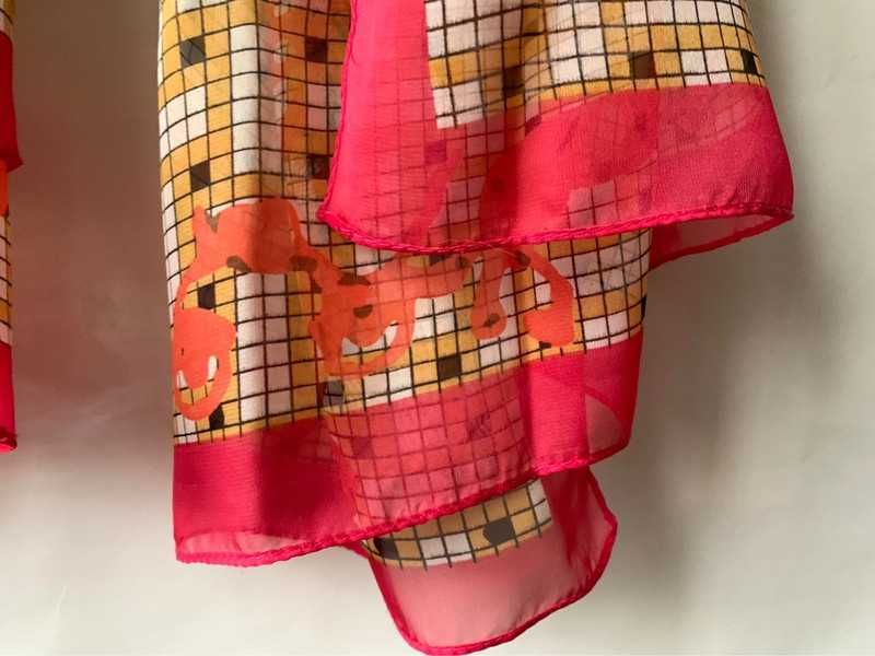 Jedwabna chustka apaszka 100% jedwab silk