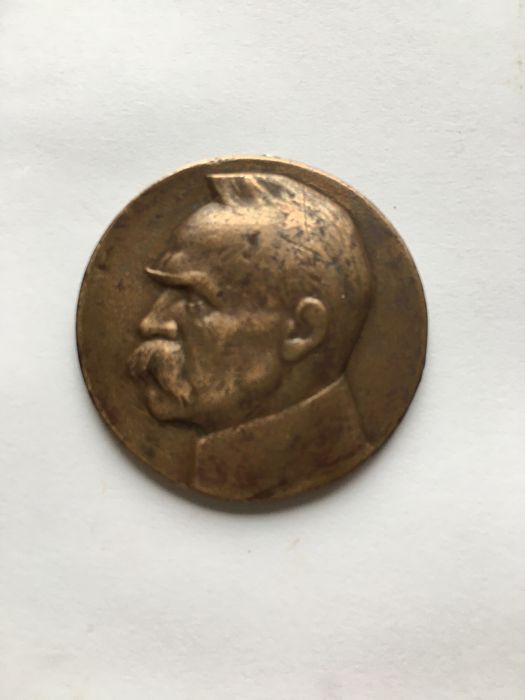 Медаль ,метал бронза,Пілсудський,рідкісна