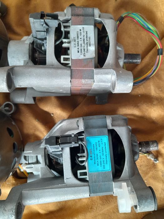 Motores de máquinas de lavar só roupas só tenho os em alumínio mais p