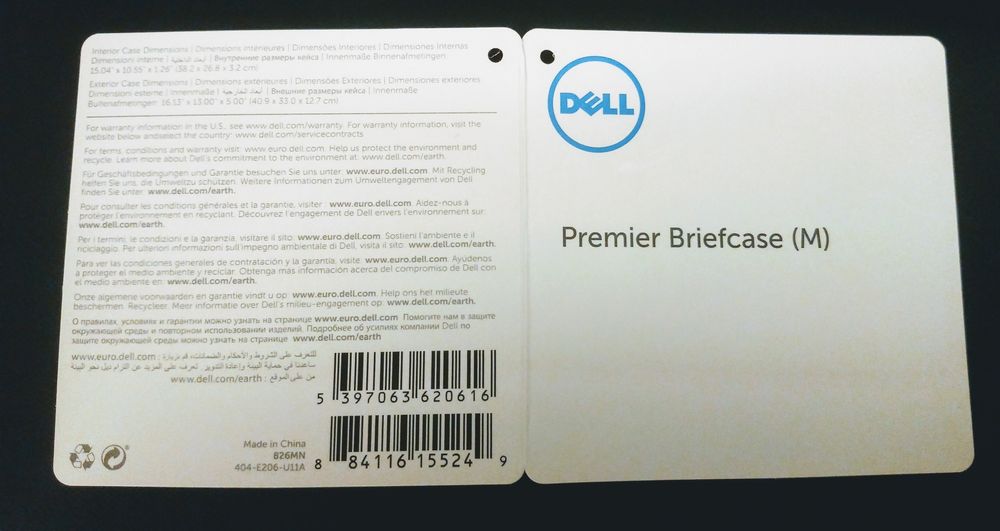 Torba Dell Premier Briefcase 15.6"