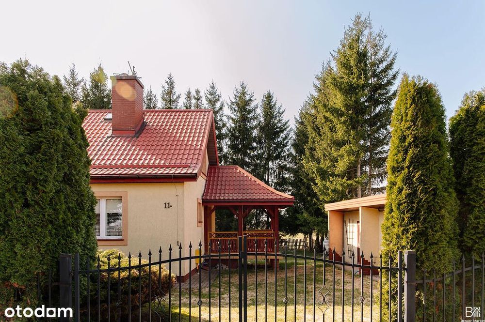 Wolnostojący dom | piękna posesja | garaż | jezioro | Puszcza |