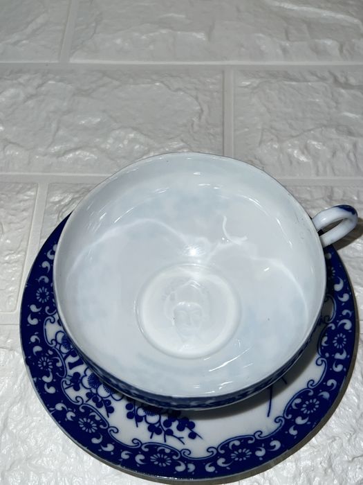Чашка з блюдцем фарфор