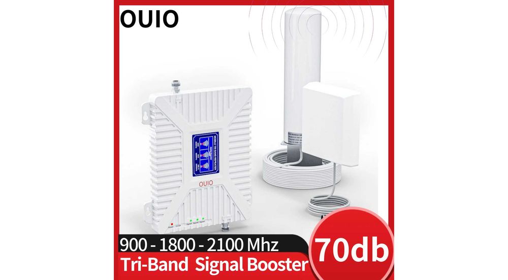 Підсилювач зв'язку усилитель связи GSM LTE 900 МГц 1800 МГц 2100 МГц