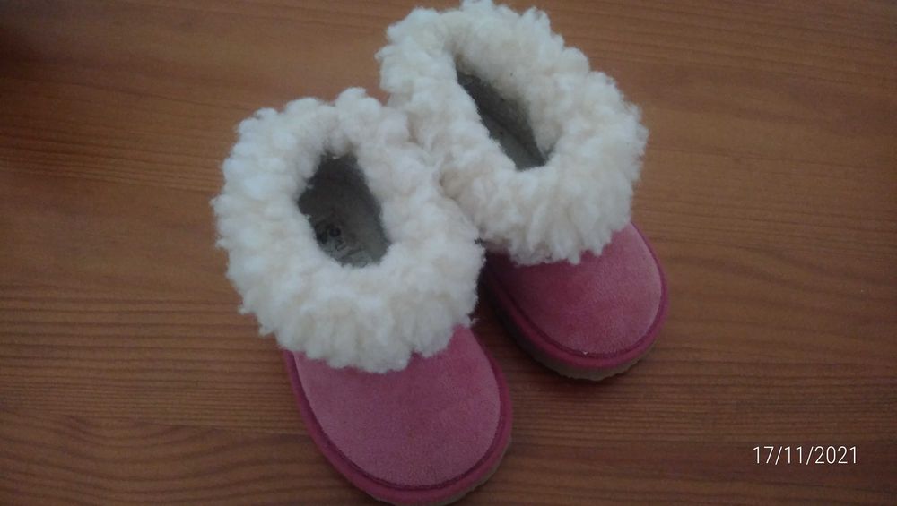 Baby booties, semi-new