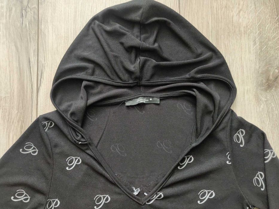 Нарядная кофточка Junker Jeans  M с капюшоном+ принт +вышивка