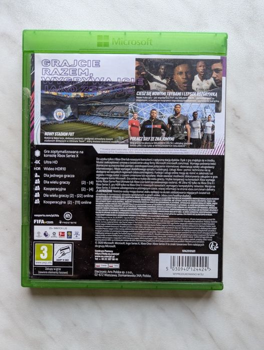 Fifa 2021 XBOX SERIES S/X 4K HDR.    PL