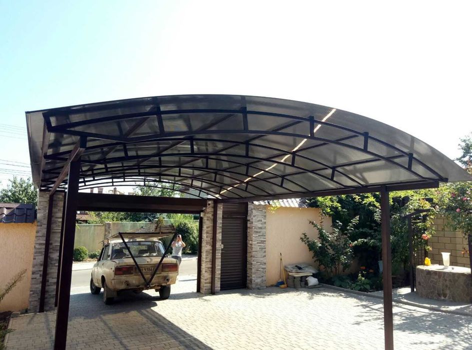 Сотовый поликарбонат 10мм бронзовый