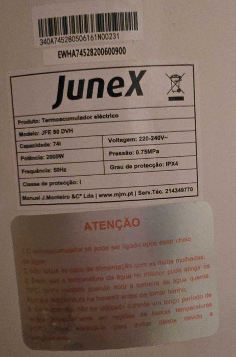 Termoacumulador JUNEX