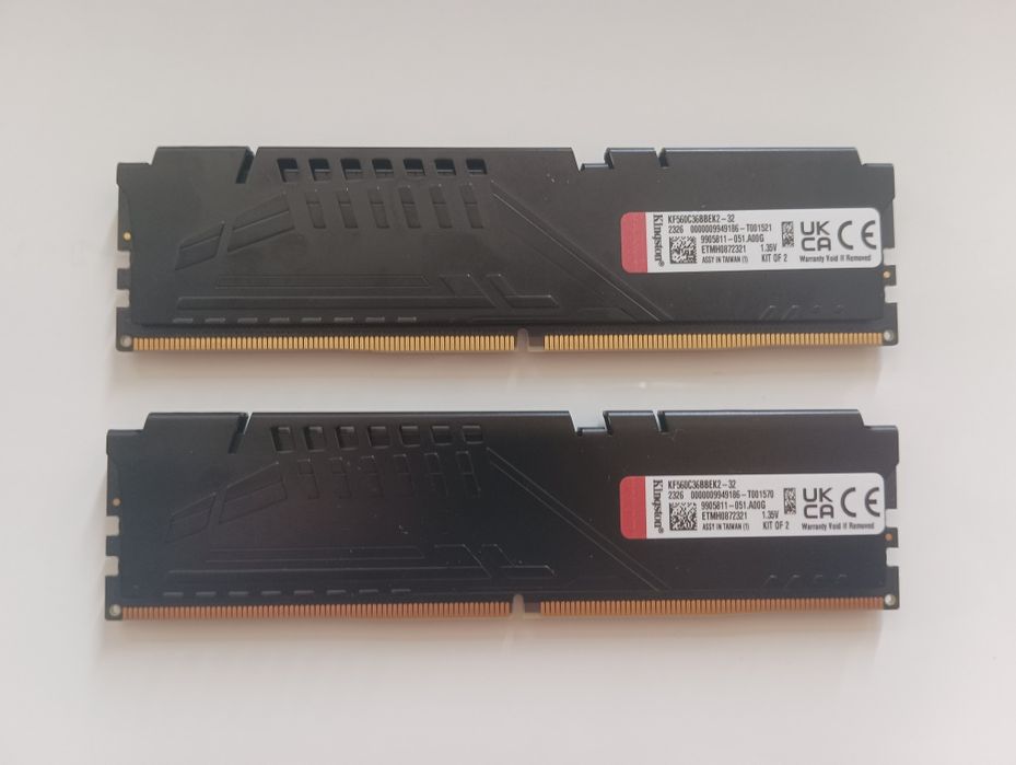ОЗУ - Kingston FURY 32 GB DDR5 (2x16GB) 6000 MHz FURY Beast