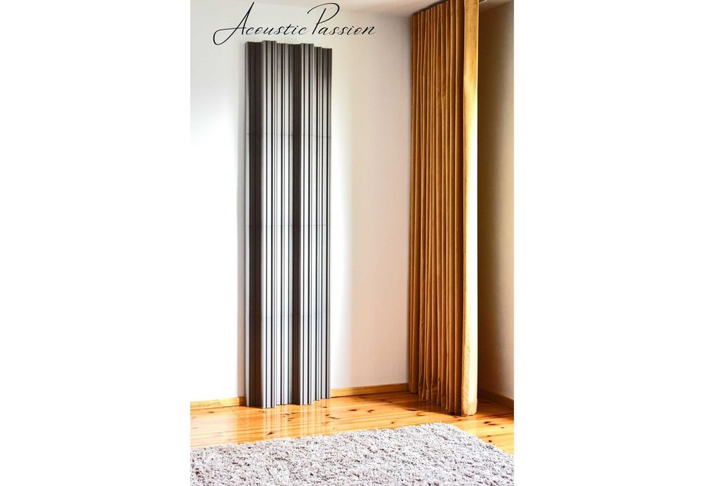 Dyfuzor akustyczny QRD Schroedera ustroje panele rozpraszacze studio