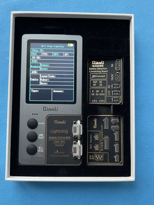 QianLi iCopy 2.1 programator iPhone True Tone bateria Face ID