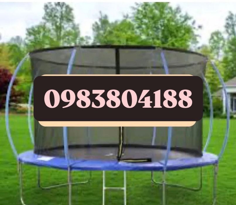 Батут дитячий King Sport   140,  183см 252см 312см 374см