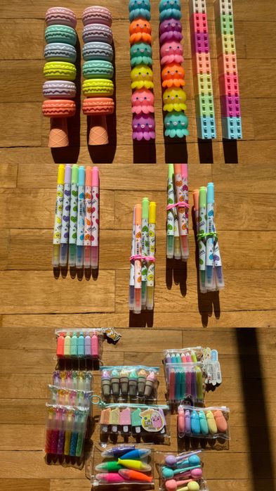 Pack de canetas divertidas (+ recargas)