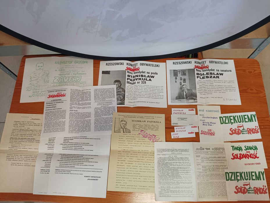 Solidarność - Wybory 1989 -Padykuła, Fleszar - Rzeszów, Mielec.