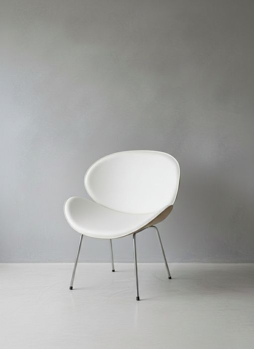 Poltronas Vintage Estrutura Metal Cromado e Pele Reciclada