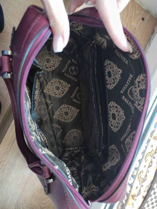 Туфлі + сумка кольору марсала