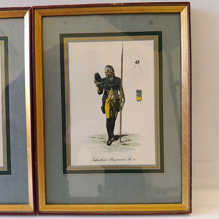 2 grafiki militarne w ramach | Prusy | Husaren Regiment Nr. 5 | Infanterie Nr. 10