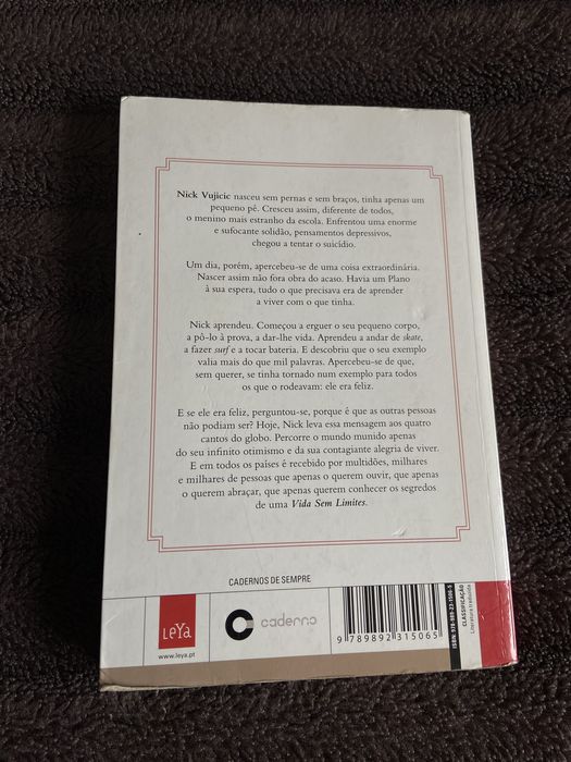 Livro “Vida Sem Limites”