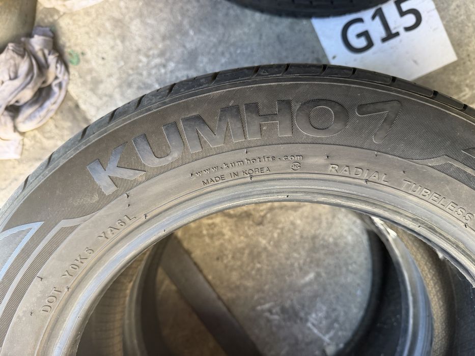 Шины 185/60 R15 Kumho EcoWing ES01 б/у пара лето5/5,5mm  ар. 201470 U9