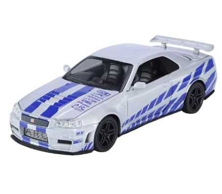 Carro Coleção GTR R34 Skyline escala 1:32 (Novo)