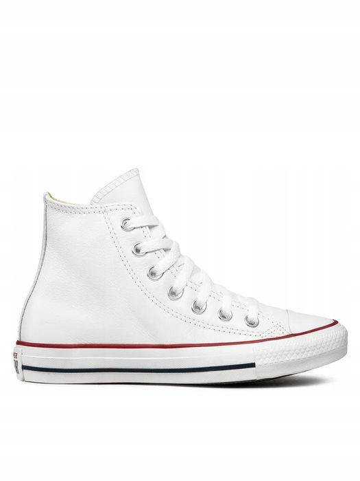Converse 43 Buty Męskie Trampki All Star Skórzane Białe 132169C T1147