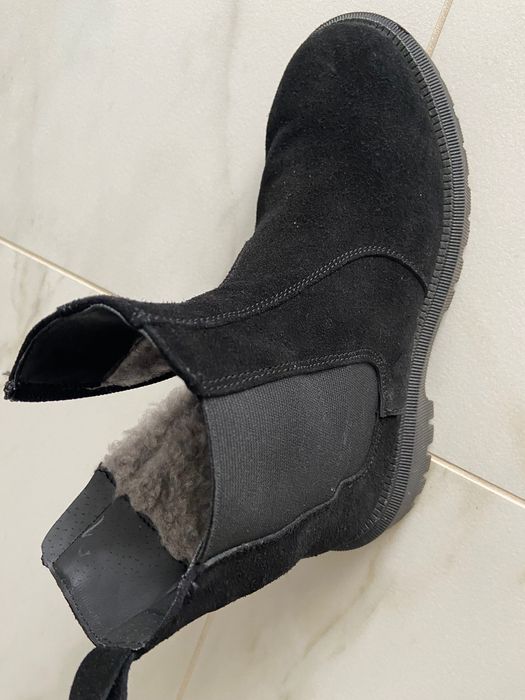 Черевички, зимові, замша