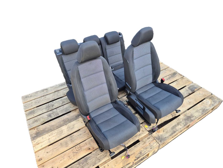 Wnętrze Fotele Kanapa Alcantara Welur VW GOLF 6 VI /5 Hatchback Europa