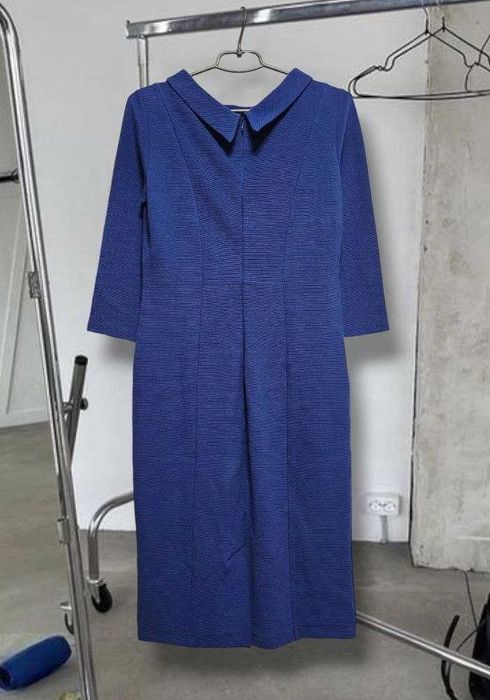 Платье миди в рубчик Hobbs демисезонное в классическом стиле