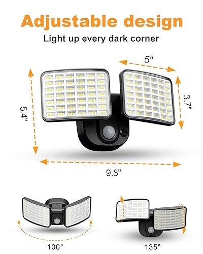 Вуличний ліхтар на акумуляторі з датчиком світла