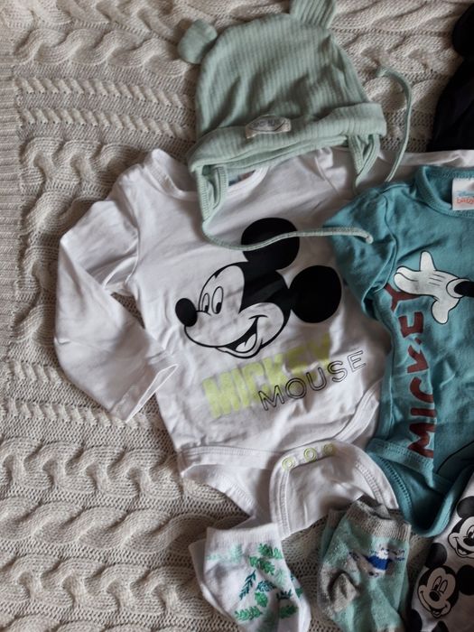 Zestaw ubranek  r. 62  Disney  Myszka Miki