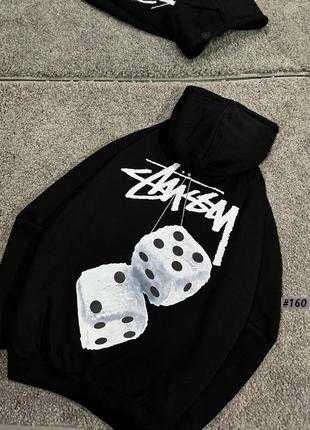 Худи Stussy Basic | Черная Кофта Стусси Базовое